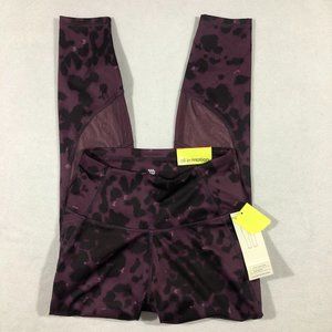 All In Motion Leggings Womens XS High Rise 7/8 Contour Waist Pockets UPF 50+ NEW